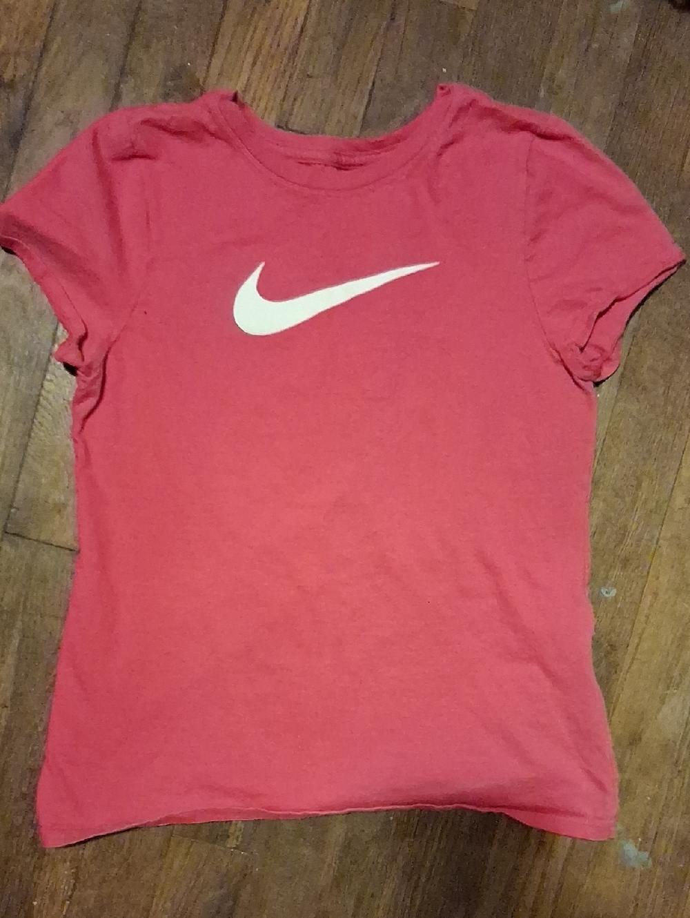 Nike Coral Pink Swoosh Tee